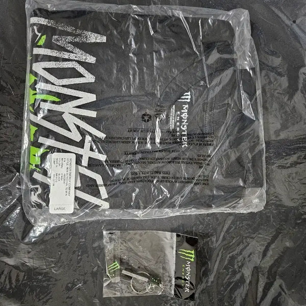 [BUNJANG] Monster Event T-Shirt + Keyring Bundle Set (Sealed) / 몬스터 이벤트 티셔츠 + 티링 미개봉