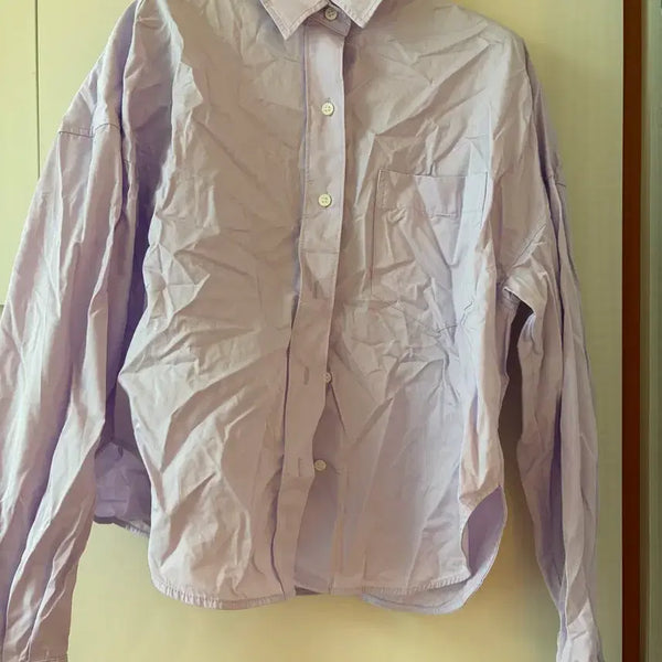 [BUNJANG] Orr Purple Oversized Shirt / 오르 orr셔츠