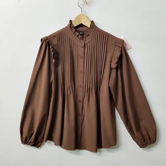 [BUNJANG] SHEIN Brown Blouse / SHEIN 블라우스 브라운