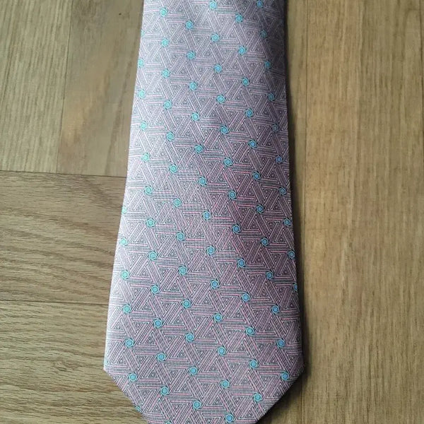 [BUNJANG] Geometric Pattern Tie / 넥타이