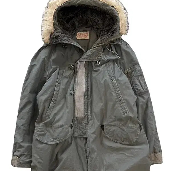 [BUNJANG] Lancer 1978 USAF Reflective Snow Parka Jacket / [M] LANCER 70s OG USAF 리플렉티브 스노글파카자켓