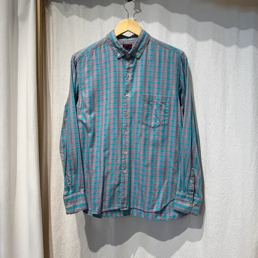 [BUNJANG] Brunaboin Button-Down Check Shirt / (0) 브루나보인 버튼다운 체크 셔츠