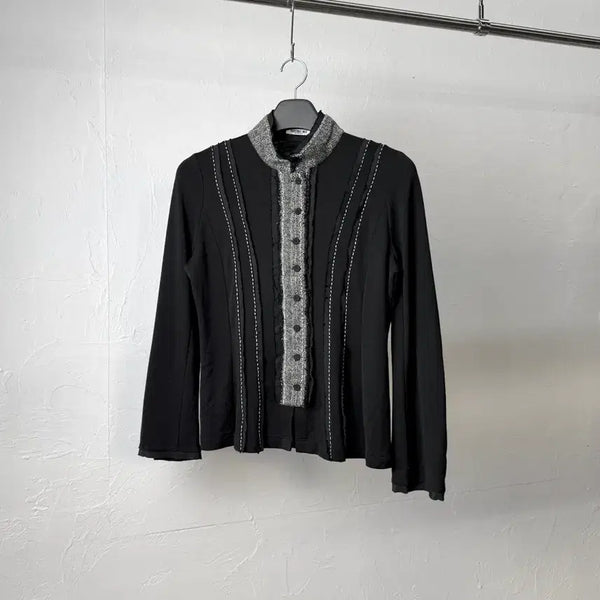 [BUNJANG] Hiroko Bisch Wool Blend Stitch Jacket / 히로코 비스 울 블렌드 스티치 자켓