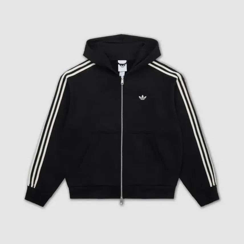 [BUNJANG] Adidas Black Hoodie / 아디다스 후드집업 블랙