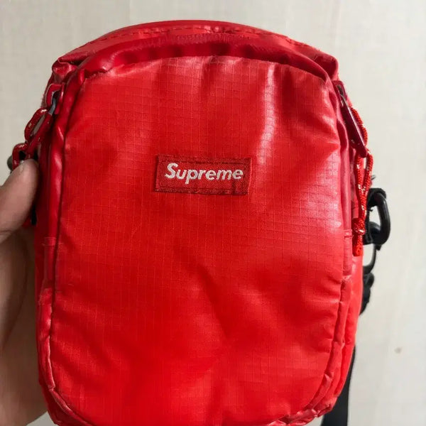 [BUNJANG] Supreme Shoulder Bag Red Nylon / 슈프림 숄더백