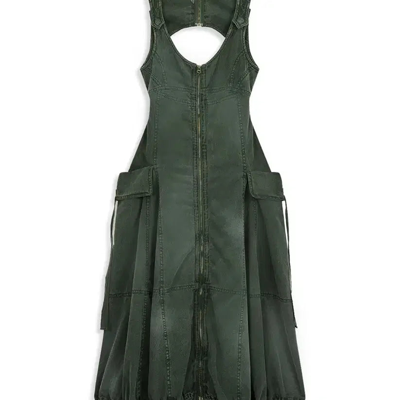[BUNJANG] Open YY Cargo Dress / 오픈와이와이 카고 원피스