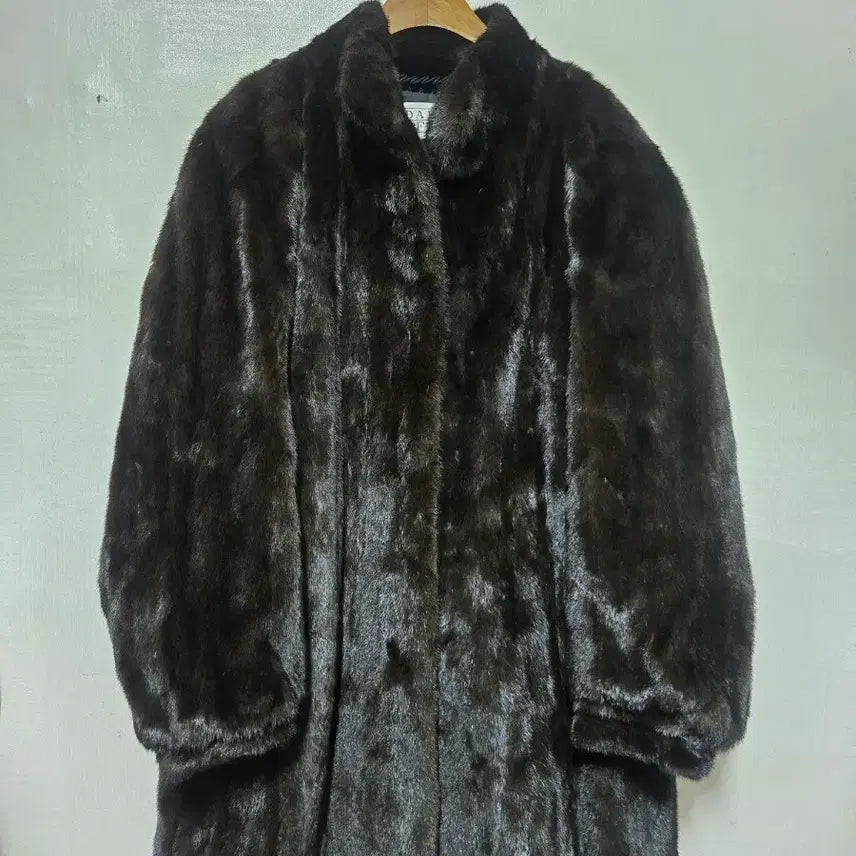 [BUNJANG] Daedomingk Blackgama Mink Coat / 대도밍크 블랙그라마 브라운 밍크 코트 77~88