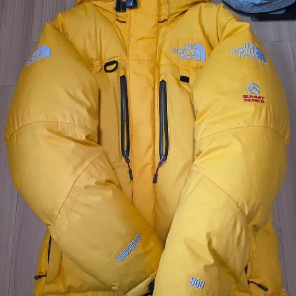 [BUNJANG] The North Face Himalayan Puffer Jacket Yellow Size S (95) / 노스페이스 히말라야 노랑 옐로우 S사이즈 95사이즈