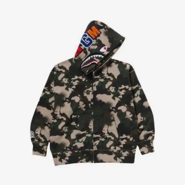 [BUNJANG] BAPE Shark Full Zip Hoodie / 베이프 샤크후드집업