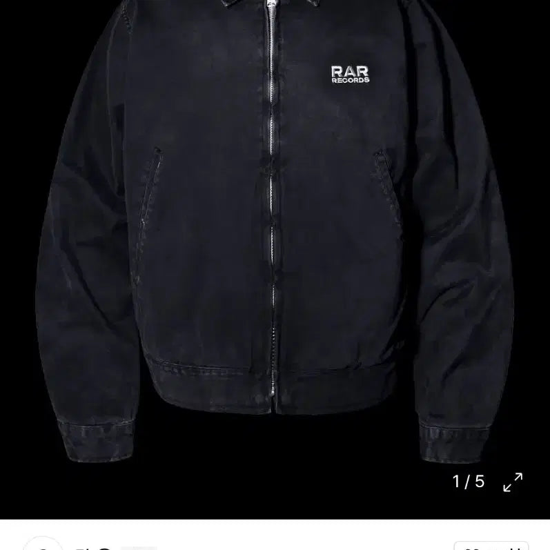 [BUNJANG] RAL Work Jacket Black / 랄 워크자켓 블랙