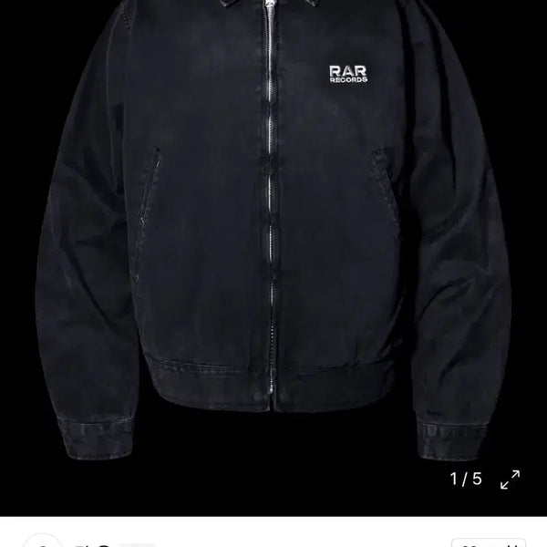 [BUNJANG] RAL Work Jacket Black / 랄 워크자켓 블랙