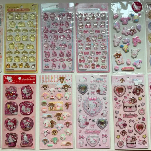 [BUNJANG] Sanrio Stickers (51 Types) Bundle Set / 산리오 스티커 51종 일괄판매
