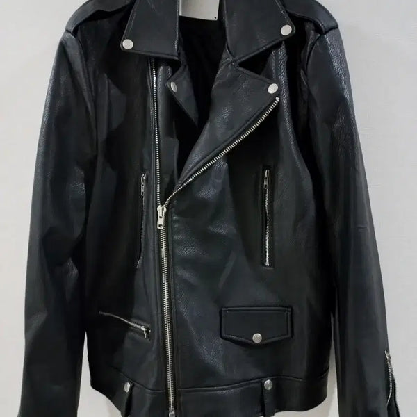 [BUNJANG] 4-MAN Leather Rider Jacket XL / 4-MAN 가죽 라이더 자켓XL