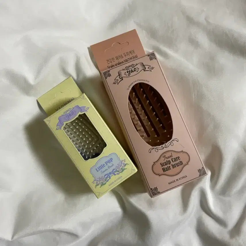 [BUNJANG] Yao Brush Little Pop + Shampoo Brush Bundle Set / #구매자나눔# 야오 브러쉬 리틀팝+샴푸브러쉬 일괄