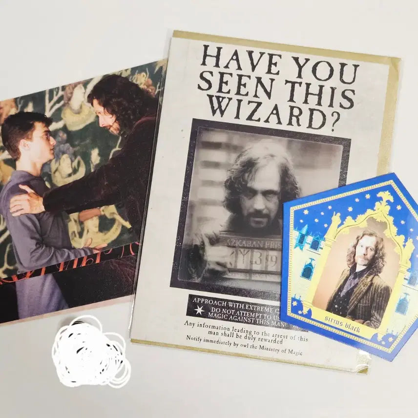 [BUNJANG] Harry Potter Sirius Black Lenticular Postcard Set / 해리포터 시리우스 블랙 랜티큘러 엽서 + 엽서 4장 세트