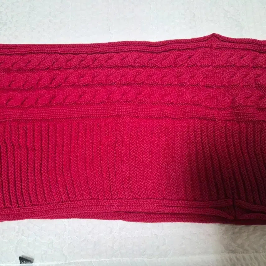 [BUNJANG] Knit Cable Knit Snood Scarf / 스누드 목도리