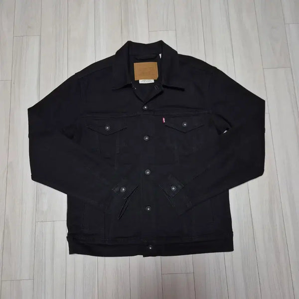 [BUNJANG] Levi's Premium Black Denim Trucker Jacket / (M) levis 리바이스 프리미엄 블랙 데님자켓 리바이스 청자켓 데님트러커자켓