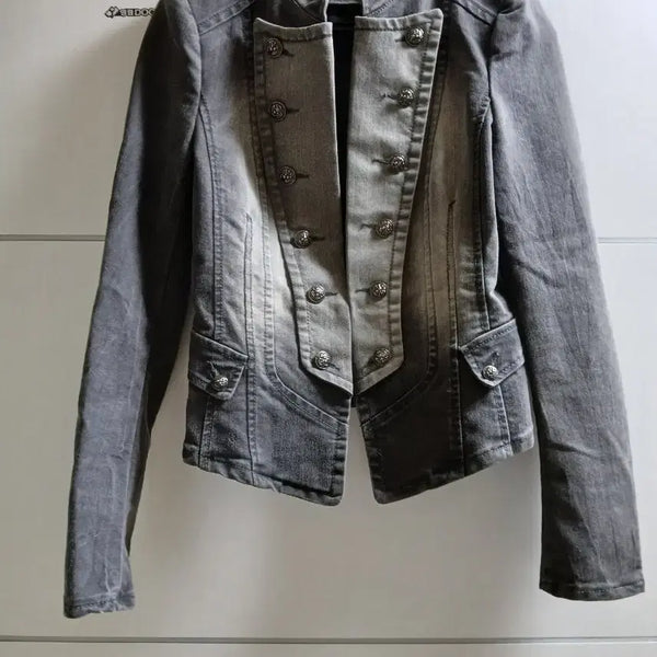 [BUNJANG] Napoleon Grey Denim Jacket (S) / Napoleon  Grey Jaket