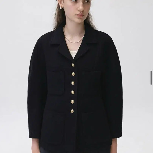 [BUNJANG] JSNY Classic Volume Tweed Jacket / jsny 클래식 볼륨 자켓 트위드자켓 여성자켓 여성울자켓 하객룩 여성가을자켓