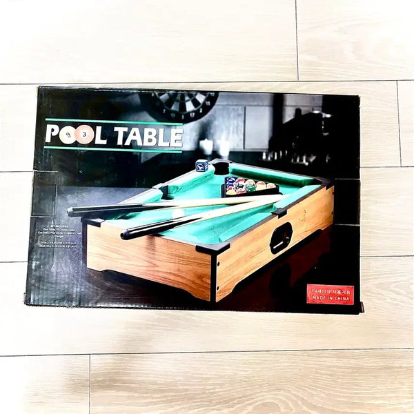 [BUNJANG] Mini Billiard Table Pocket Ball Board Game Mini Size / 미니 당구대 포켓볼 게임 보드 테이블 게임기 소형