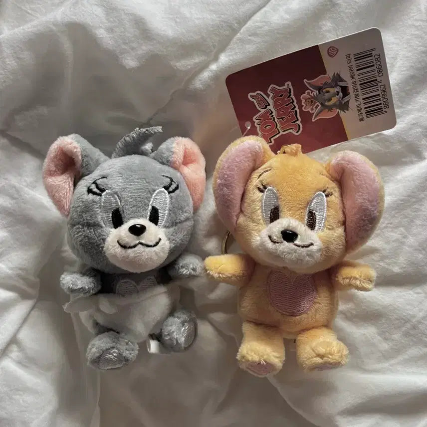 [BUNJANG] Tom and Jerry Jerry's Cousin Set Keychains / 톰과제리 인형 키링 2종 (세트)