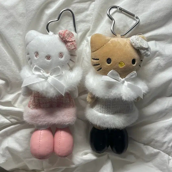 [BUNJANG] Tweed Long-Legged Kitty 2 Types (Set) / 트위드 롱다리 키티 2종 (세트)