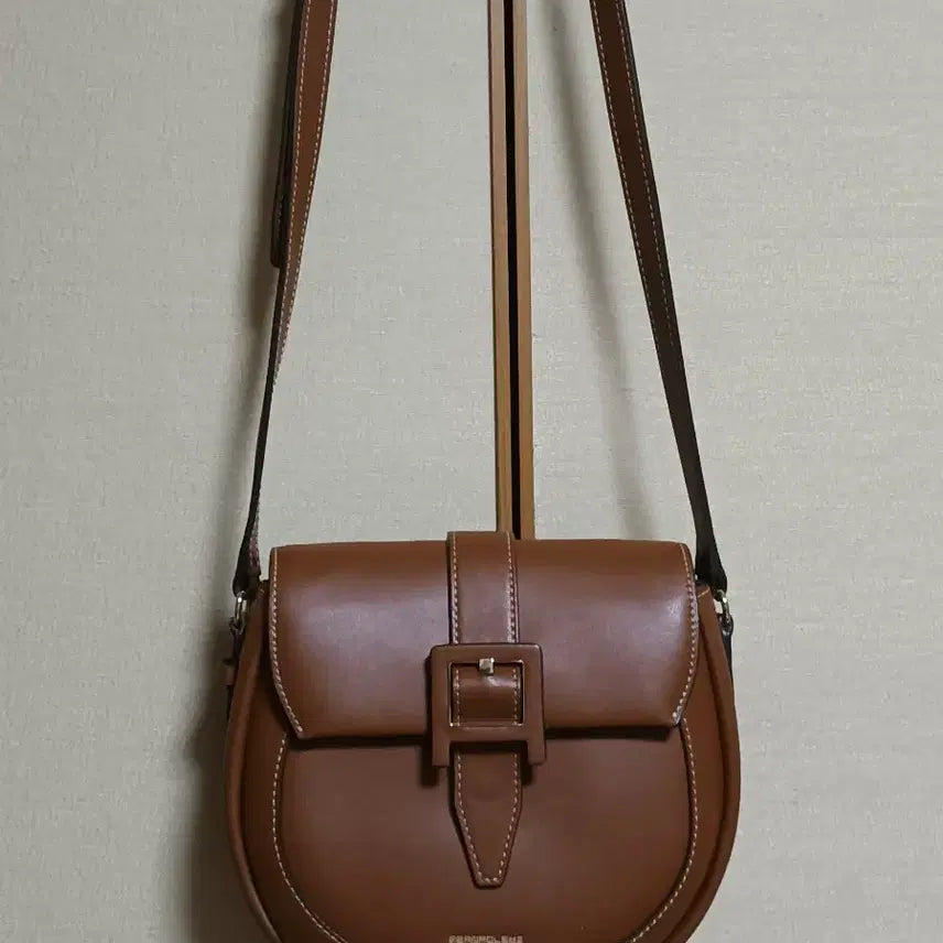 [BUNJANG] Beanpole Brown Leather Shoulder Bag / 빈폴 브라운 가죽 숄드백 (상태넘좋음)