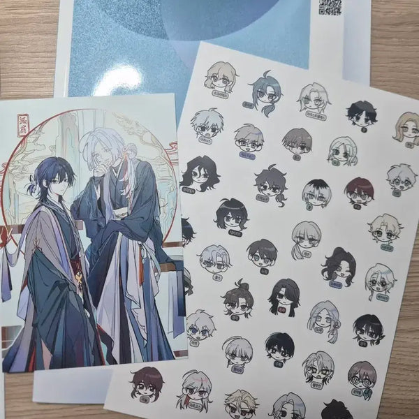 [BUNJANG] Moetics Fanzine Sticker Postcard Bundle Set / 모에틱스 회지 스티커 엽서 일괄 양도