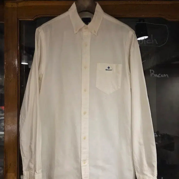 [BUNJANG] GANT White Button-Down Shirt Men's Size 100 / 간트 화이트 버튼다운 셔츠 남성100