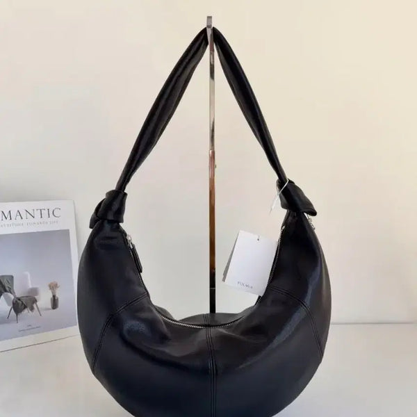 [BUNJANG] Folnua Leather Shoulder Bag BK / Folnua 가죽백 BK