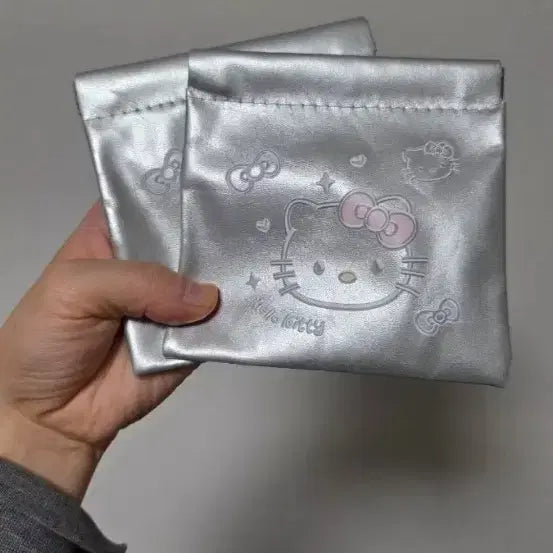 [BUNJANG] Hello Kitty Silver Mini Inner Wallet Pouch / 키티 실버 미니 이너 지갑 파우치_개당금액