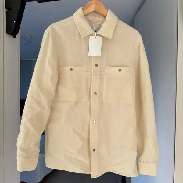 [BUNJANG] COS Brushed Beige Shirt Jacket / COs 브러시드 베이지 셔츠자켓