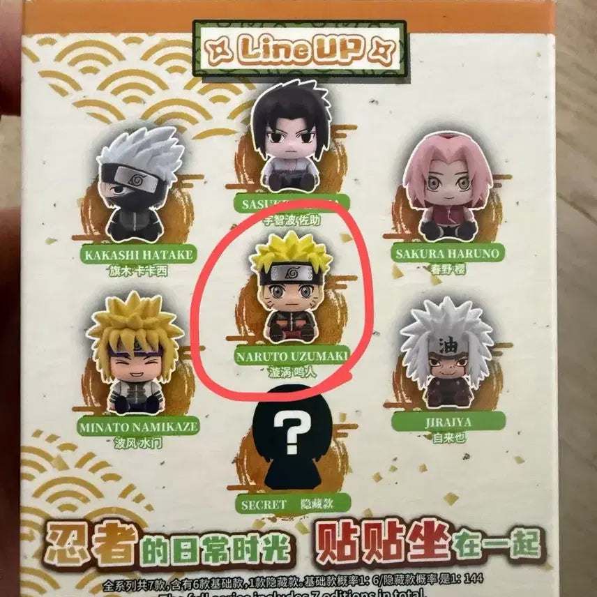[BUNJANG] Naruto EAKI Random Figure & Rock Lee "Rice Ball" Figure Bundle Set / 나루토 EAKI 랜덤 피규어 나루토, 쌀알피규어 록리 일괄