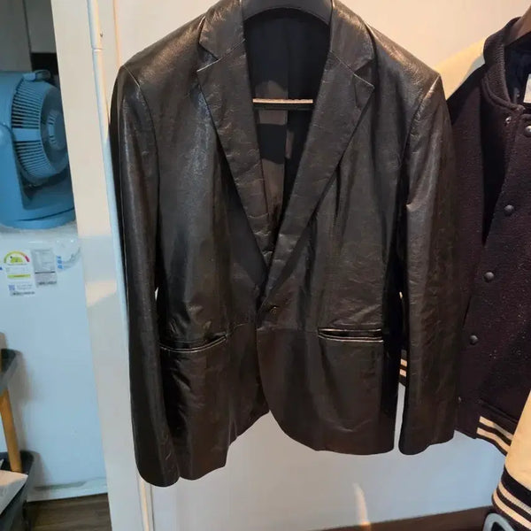[BUNJANG] SIEG FAHRENHEIT Lambskin Leather Blazer Jacket / SIEG FAHRENHEIT 양가죽 블레이저 자켓 105