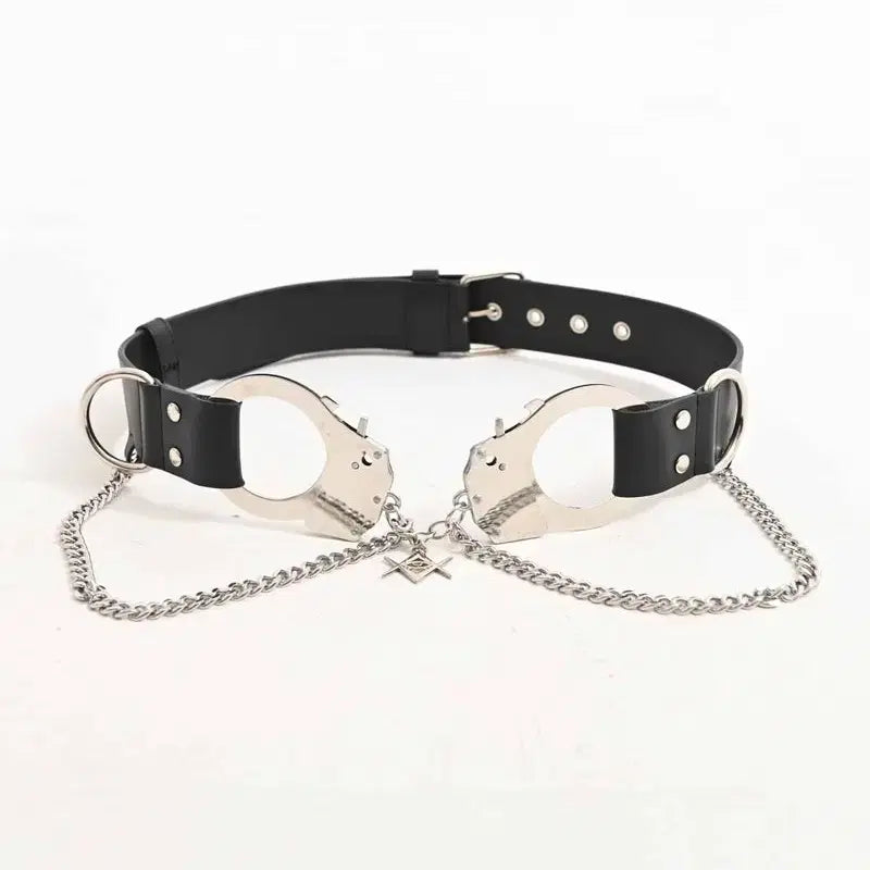 [BUNJANG] REFLEM Chain Detail Handcuff Belt / REFLEM 레플렘 체인 장식 수갑 벨트