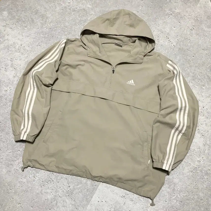 [BUNJANG] Adidas Cortez Style Old School Anorak Jacket / 아디다스 코르티스 아노락 올드스쿨 자켓