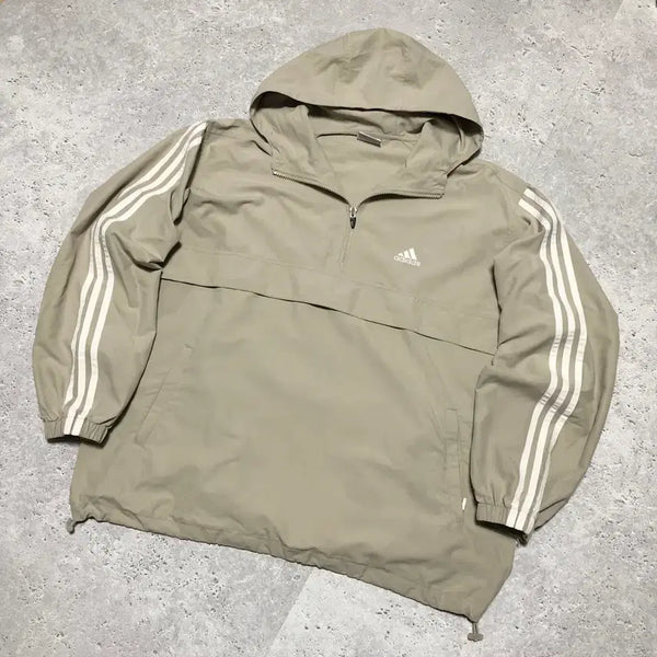 [BUNJANG] Adidas Cortez Style Old School Anorak Jacket / 아디다스 코르티스 아노락 올드스쿨 자켓
