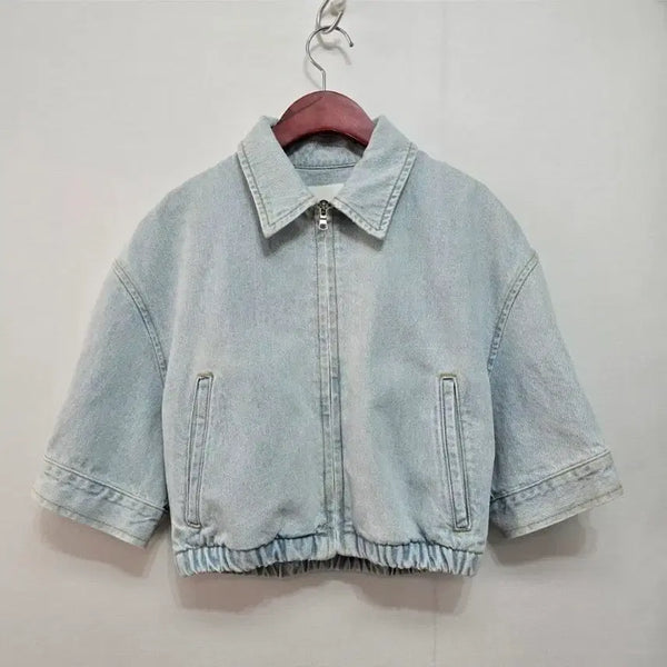 [BUNJANG] 11AM Cropped Denim Jacket / 11AM  크롭 데님자켓