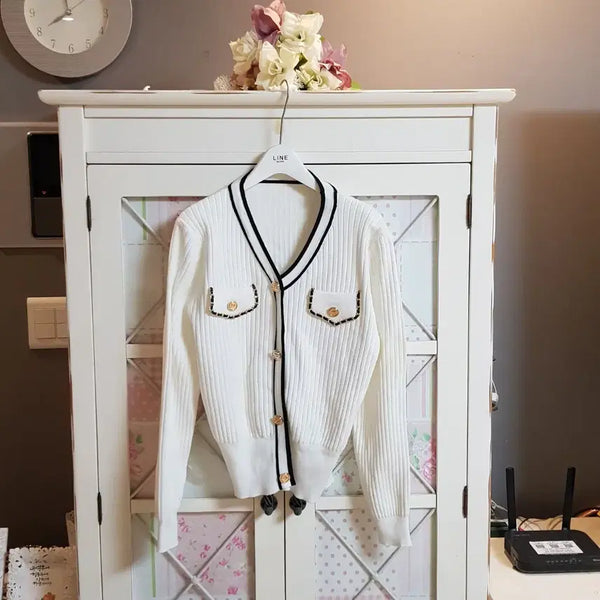[BUNJANG] Knit Cardigan Sweater Size 55 / 니트 스웨터 가디건/55