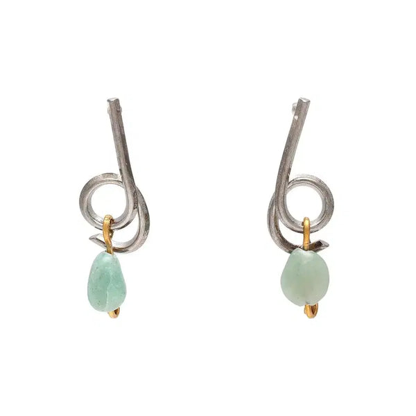 [BUNJANG] MARNI Stone Drop Earrings / MARNI  Stone Drop Earrings