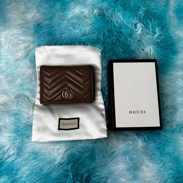 [BUNJANG] Gucci Marmont Matelassé Wallet / [정품] 구찌 마몽 마틀라세 반지갑