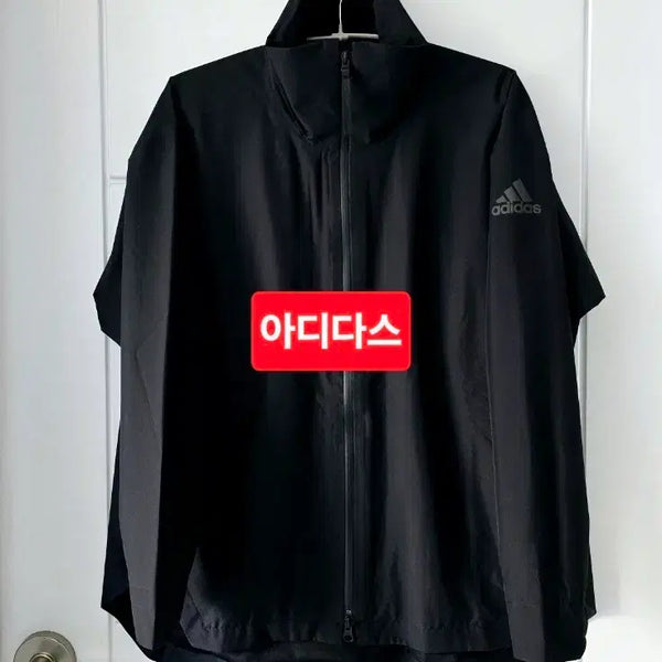 [BUNJANG] Adidas Functional Material Unbalanced Side Slit Jacket Black S / 아디다스점퍼(S)남성용