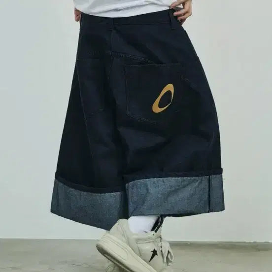 [BUNJANG] Skelly Wack Indigo Bermuda Pants / 스켈리웩 인디고 버뮤다팬츠 S 미사용새상품