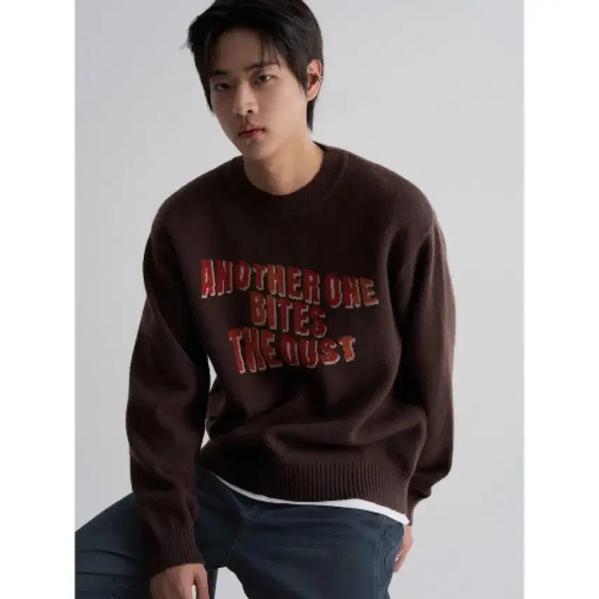 [BUNJANG] 8 Seconds Brown Knit M / 에잇세컨즈 브라운 니트 m 거의 새거