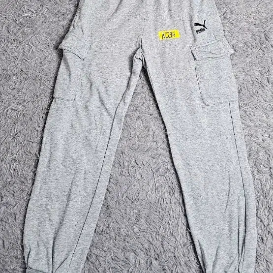 [BUNJANG] Puma Cargo Training Pants Grey S / 푸마 카고 트레이닝 바지 그레이 S N294