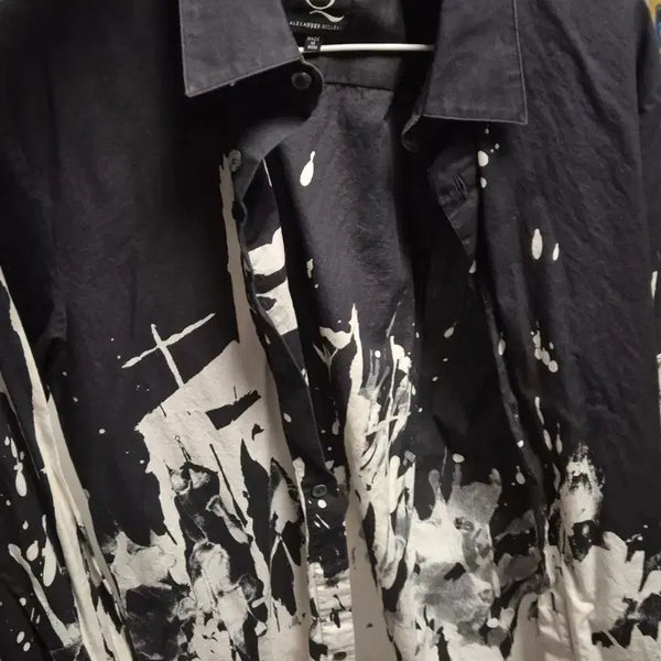 [BUNJANG] Alexander McQueen Painted Shirt / 알렉산더맥퀸 페인팅 와이셔츠