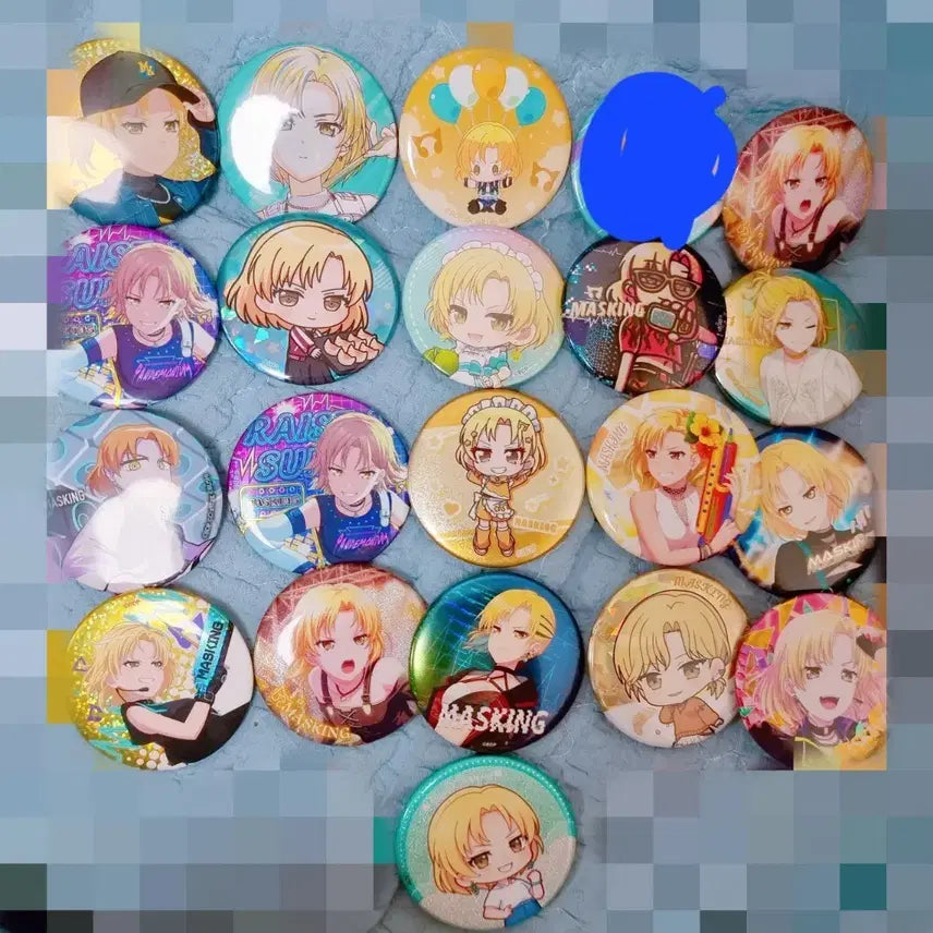 [BUNJANG] BanG Dream! Masuki Masking Can Badge Bundle Set / 뱅드림 마스킹 마스키 캔뱃지 일괄