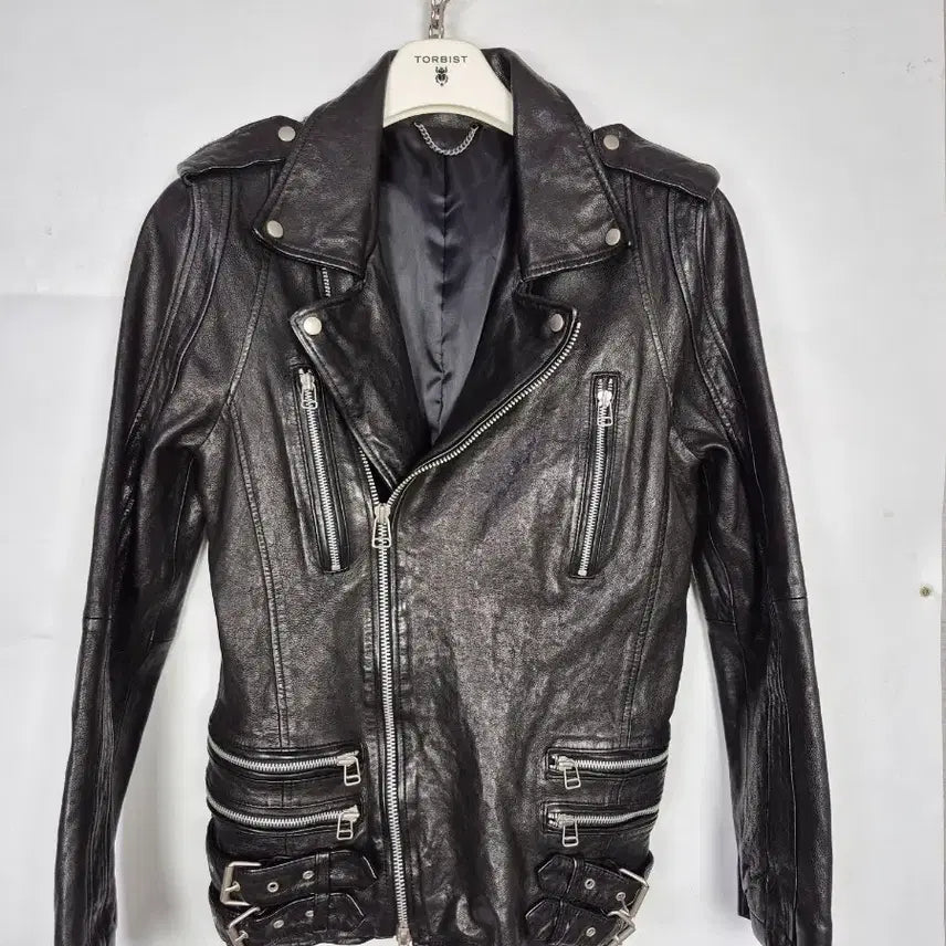[BUNJANG] Vegetable Lambskin Leather Jacket Men's 95 / 베지터블  양가죽 자켓 남성 95