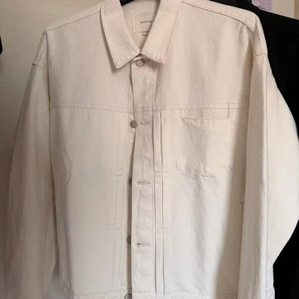 [BUNJANG] Shutter Denim Jacket / 셔터 데님 자켓