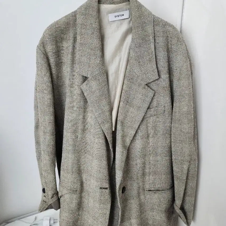 [BUNJANG] System Linen Blend Jacket / 시스템 린넨 혼방 자켓
